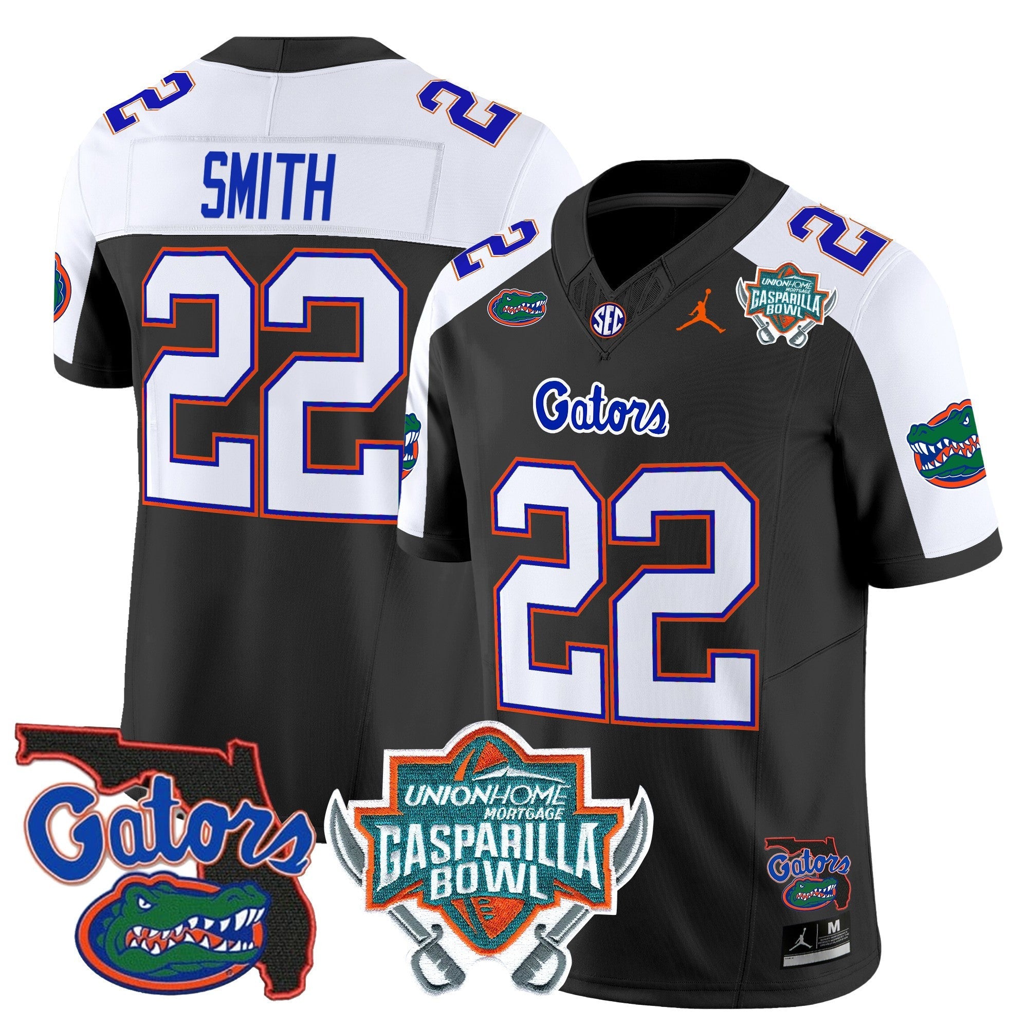 Men's Florida Gators 2025 Gasparilla Bowl Patch Vapor Limited Jersey - All Stitched