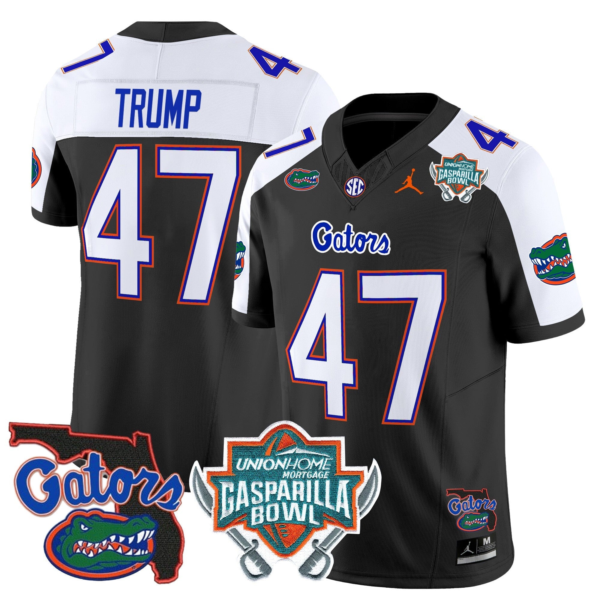 Men's Florida Gators 2025 Gasparilla Bowl Patch Vapor Limited Jersey - All Stitched