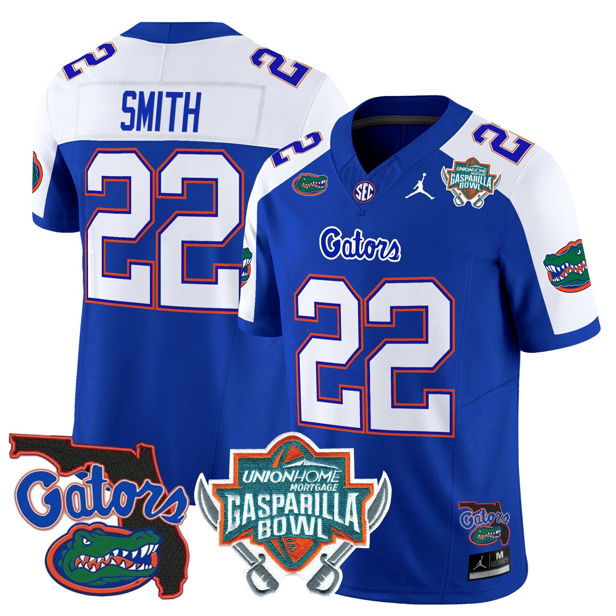 Men's Florida Gators 2025 Gasparilla Bowl Patch Vapor Limited Jersey - All Stitched