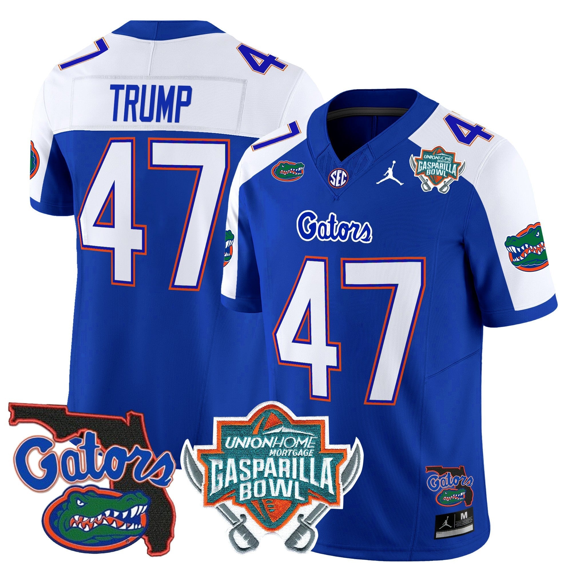 Men's Florida Gators 2025 Gasparilla Bowl Patch Vapor Limited Jersey - All Stitched
