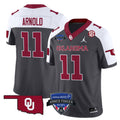 Men's Oklahoma Sooners 2025 Armed Forces Bowl Patch Vapor Limited Jersey - All Stitched
