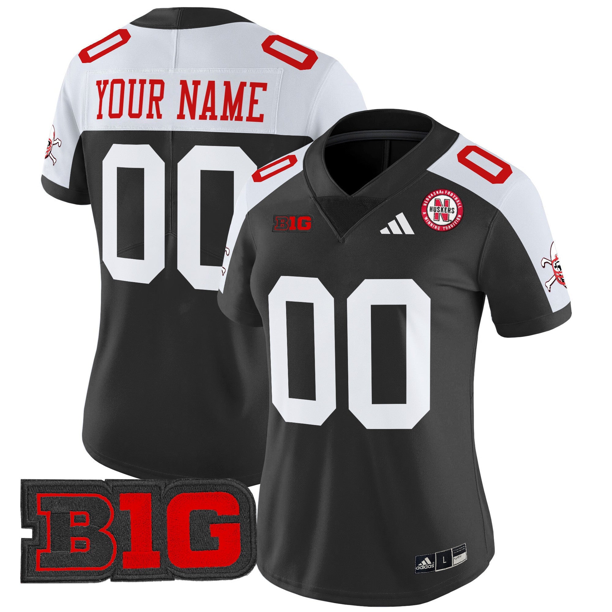 Nebraska Cornhuskers 2024 Vapor Limited Custom Jersey V2 - All Stitched