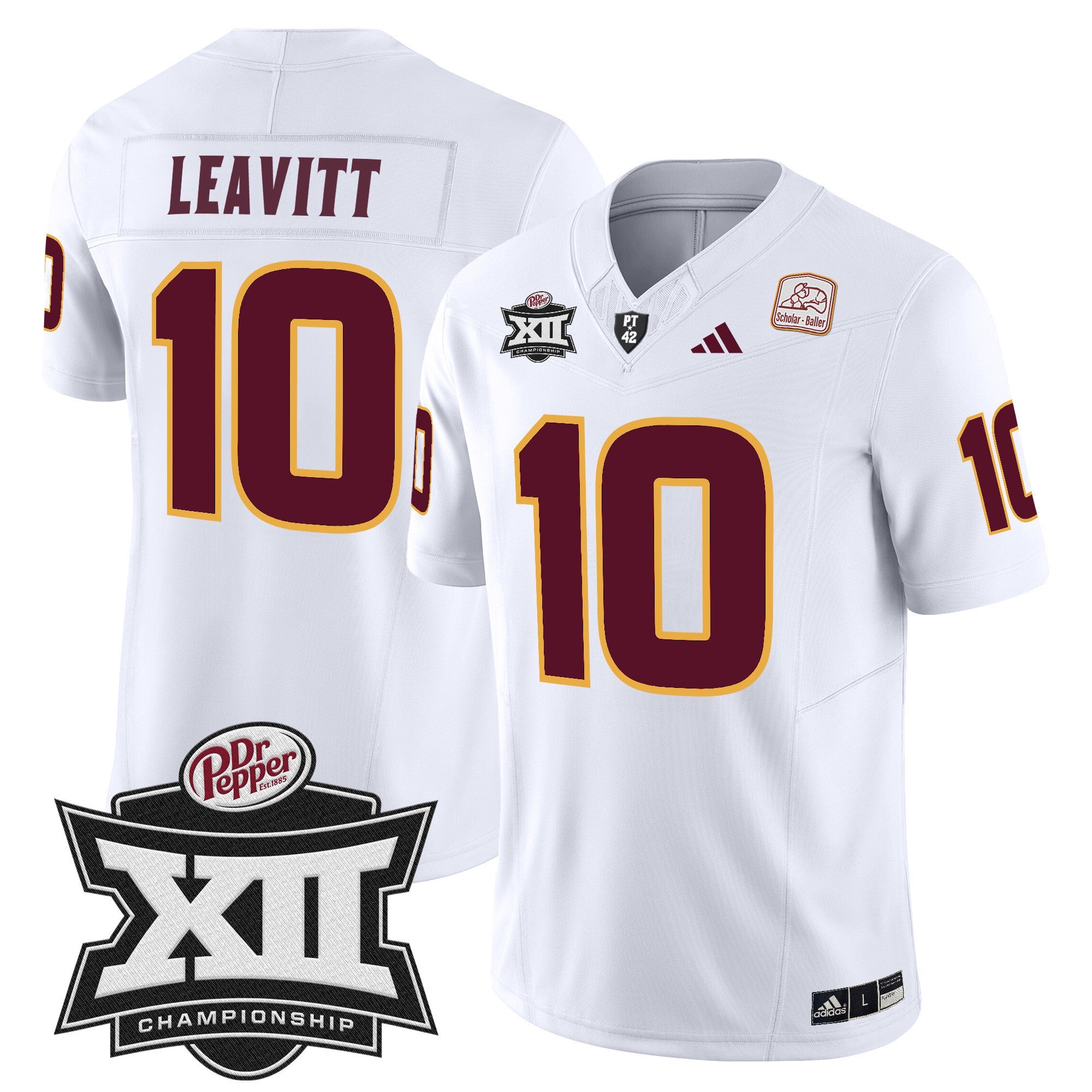 Men's Sun Devils 2024 Big 12 Championship Patch Vapor Limited Jersey - All Stitched