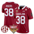 Men's South Carolina Gamecocks 1980 Throwback Cheez-It Citrus Bowl Patch Vapor Limited Jersey - All Stitched