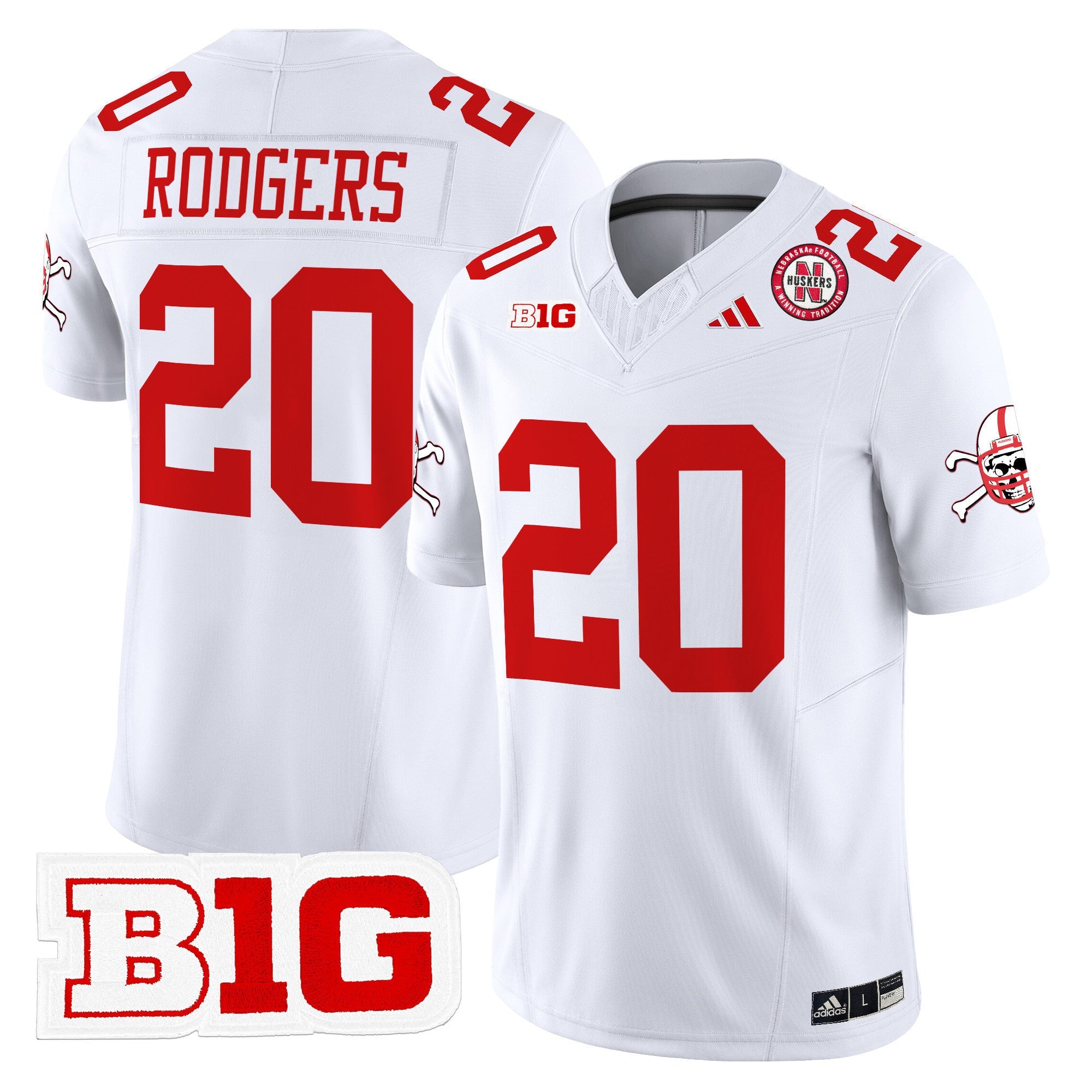 Men's Nebraska Cornhuskers 2024 Vapor Limited Jersey V2 - All Stitched