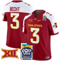 Men's Iowa State Cyclones 2025 PopTarts Bowl Patch Vapor Limited Jersey - All Stitched