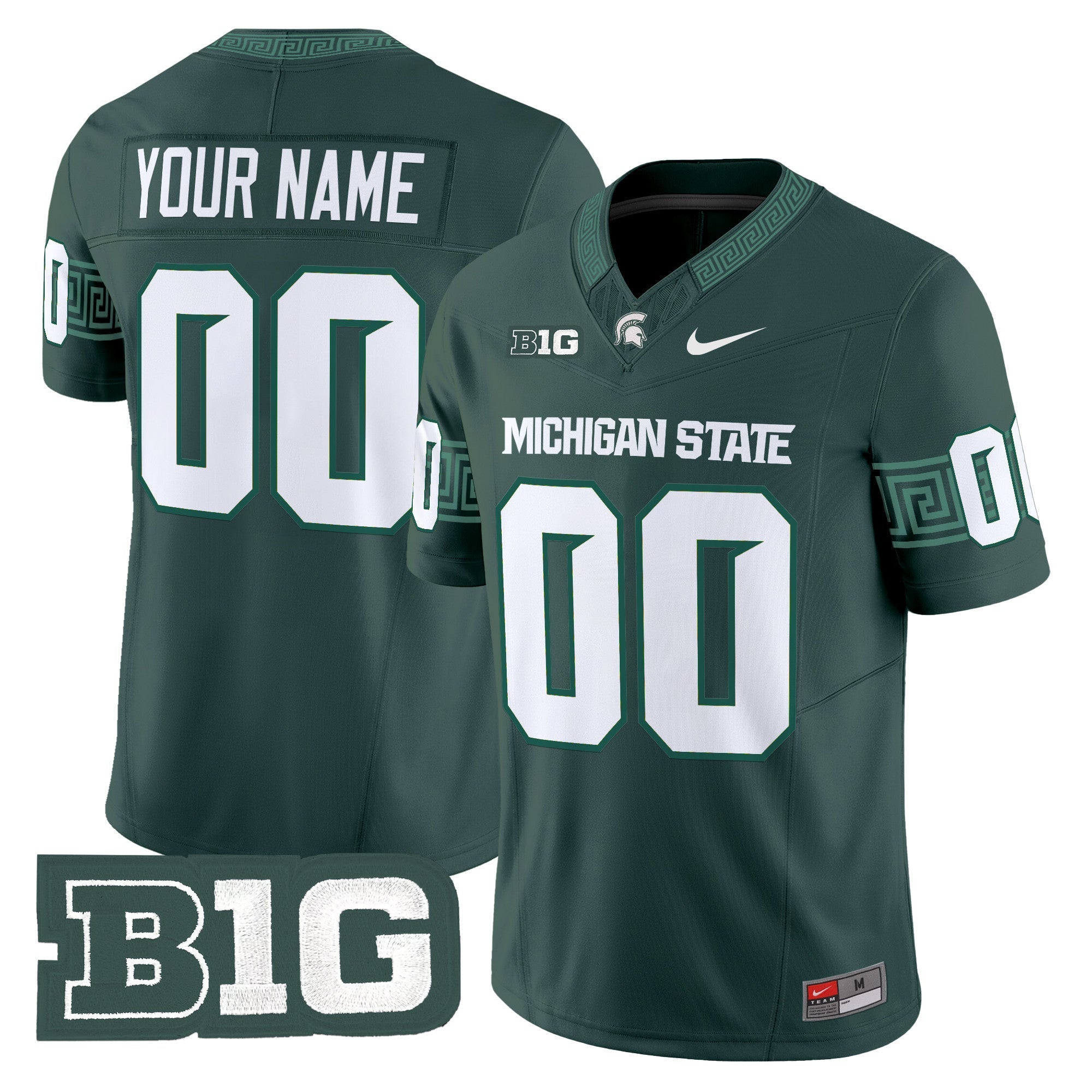 Michigan State Spartans 2025 Vapor Limited Custom Jersey - All Stitched