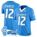 Men's UC Davis Aggies 2025 'Lake Tahoe Patch' Vapor Limited Jersey - All Stitched