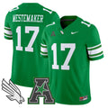 Men's North Texas Mean Green 2025 Vapor Limited Jersey - All Stitched