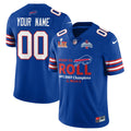 Buffalo Bills 2024 AFC East Champions Patch Vapor Limited Custom Jersey