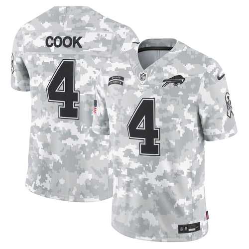Buffalo Bills 2024 Salute to Service Vapor Limited Jersey - Arctic Camo - All Stitched