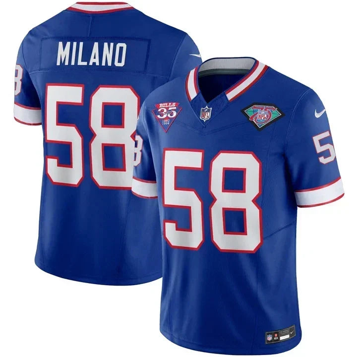 Men's Buffalo Bills 1994 Throwback Vapor Jersey - All Stitched