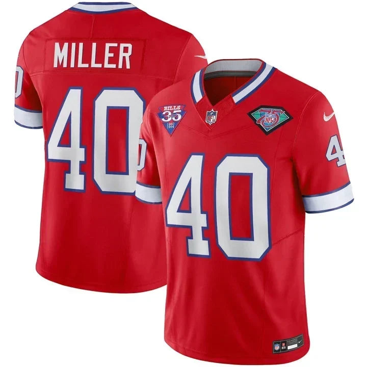 Men's Buffalo Bills 1994 Throwback Vapor Jersey - All Stitched