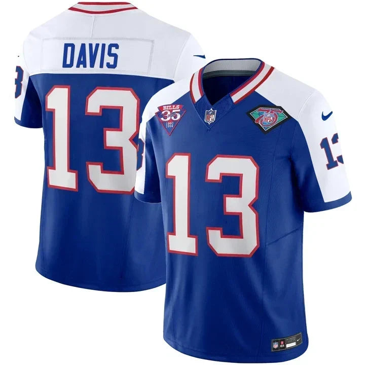 Men's Buffalo Bills 1994 Throwback Vapor Jersey - All Stitched