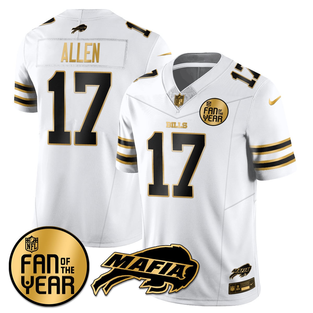 Women's Buffalo Bills "Fan Of The Year" Jersey - All Stitched