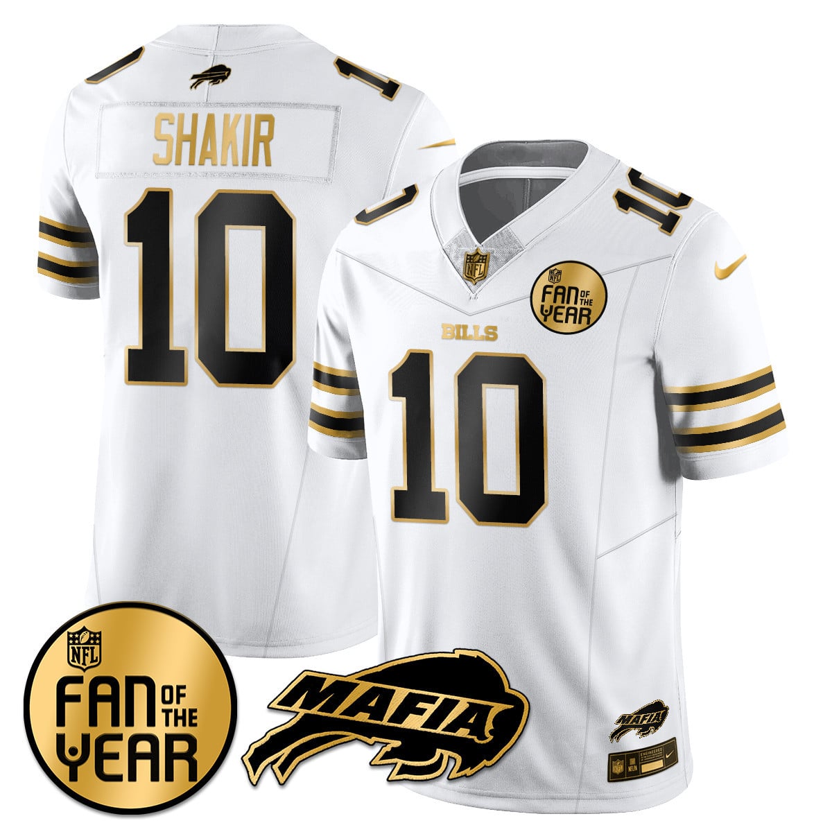 Women's Buffalo Bills "Fan Of The Year" Jersey - All Stitched