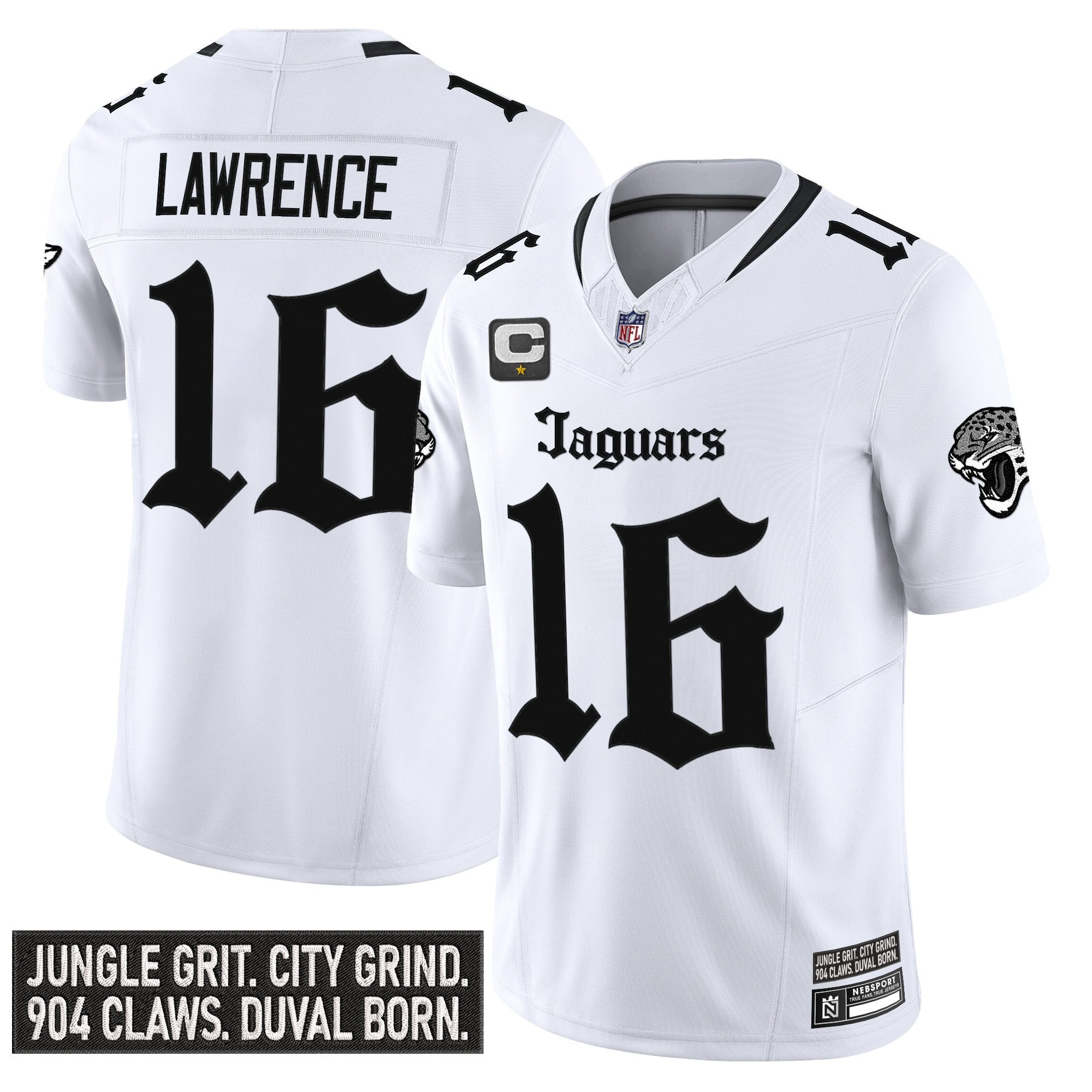 Men's Jacksonville Jaguars 'Gothic Duvall Shadows Edition' Vapor Jersey - All Stitched