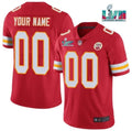 Kansas City Chiefs Players Limited Custom Jersey - Super Bowl LVII Patch