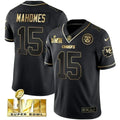 Men's Kansas City Chiefs Super Bowl Vapor Limited Jersey - All Stitched