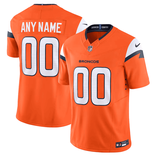 Custom Denver Broncos Vapor F.U.S.E. Limited Jersey - All Stitched
