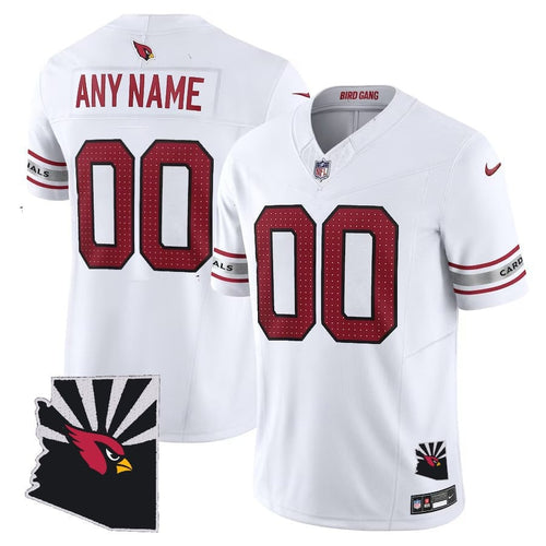 Custom Arizona Cardinals Black Vapor F.U.S.E. Limited Jersey - Arizona Map