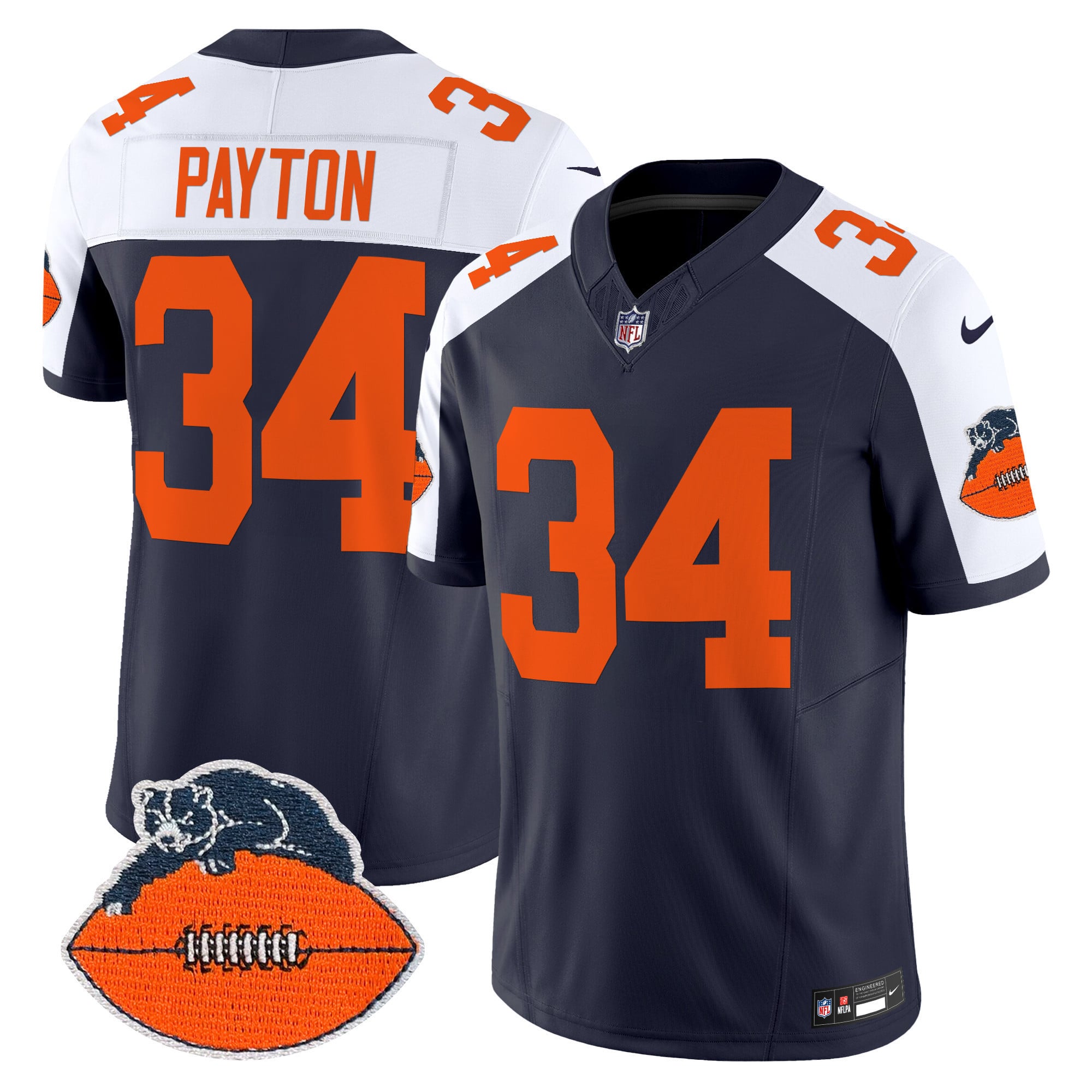 Men's Chicago Bears Throwback Vapor Limited Jersey - All Stitched