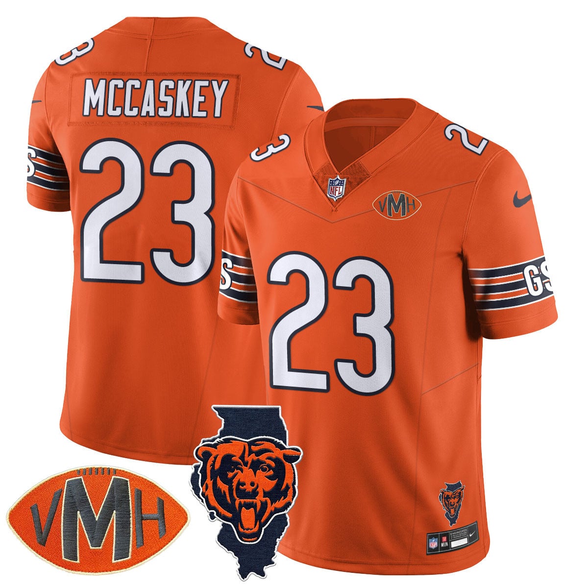 Women's Chicago Bears Honor Virginia Halas McCaskey Jersey - All Stitched