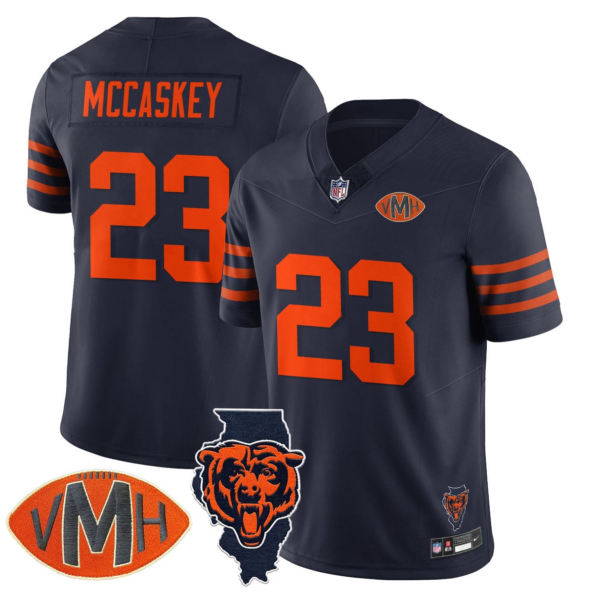 Women's Chicago Bears Honor Virginia Halas McCaskey Jersey - All Stitched