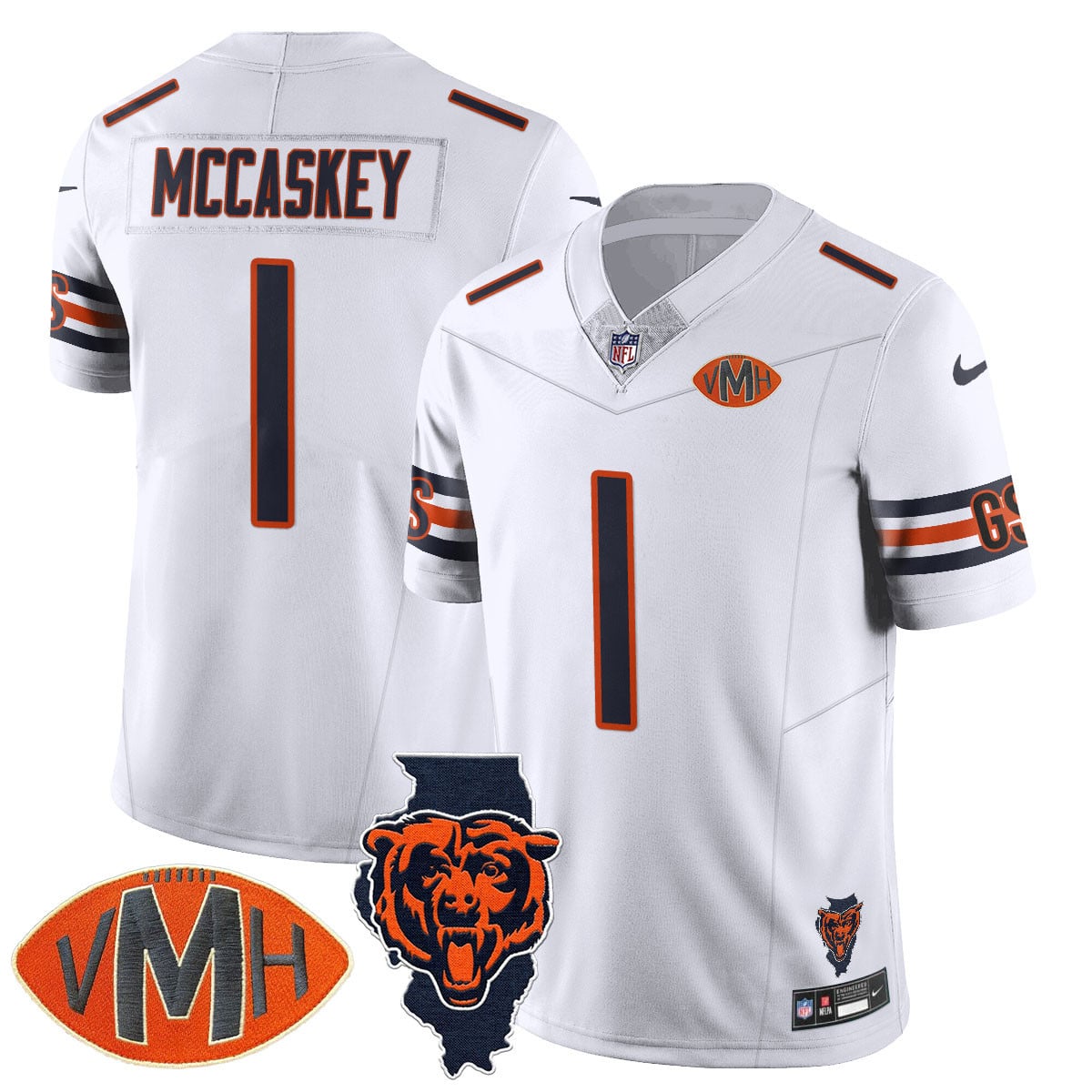 Women's Chicago Bears Honor Virginia Halas McCaskey Jersey - All Stitched