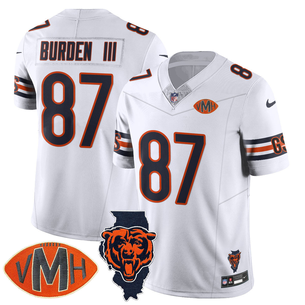 Women's Chicago Bears Honor Virginia Halas McCaskey Jersey - All Stitched