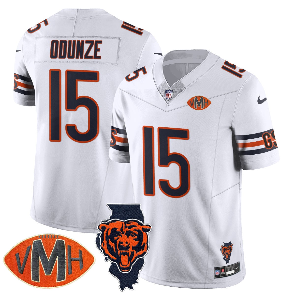 Women's Chicago Bears Honor Virginia Halas McCaskey Jersey - All Stitched
