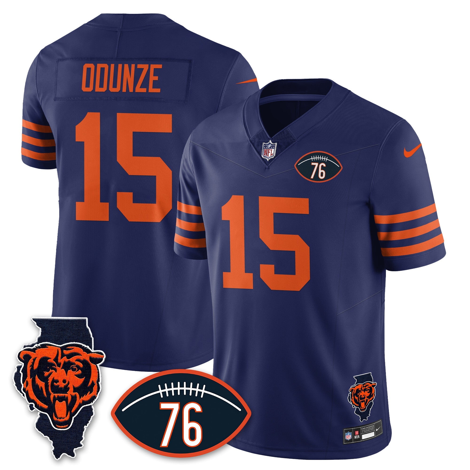 Women's Chicago Bears Honor Steve McMichael Jersey - All Stitched