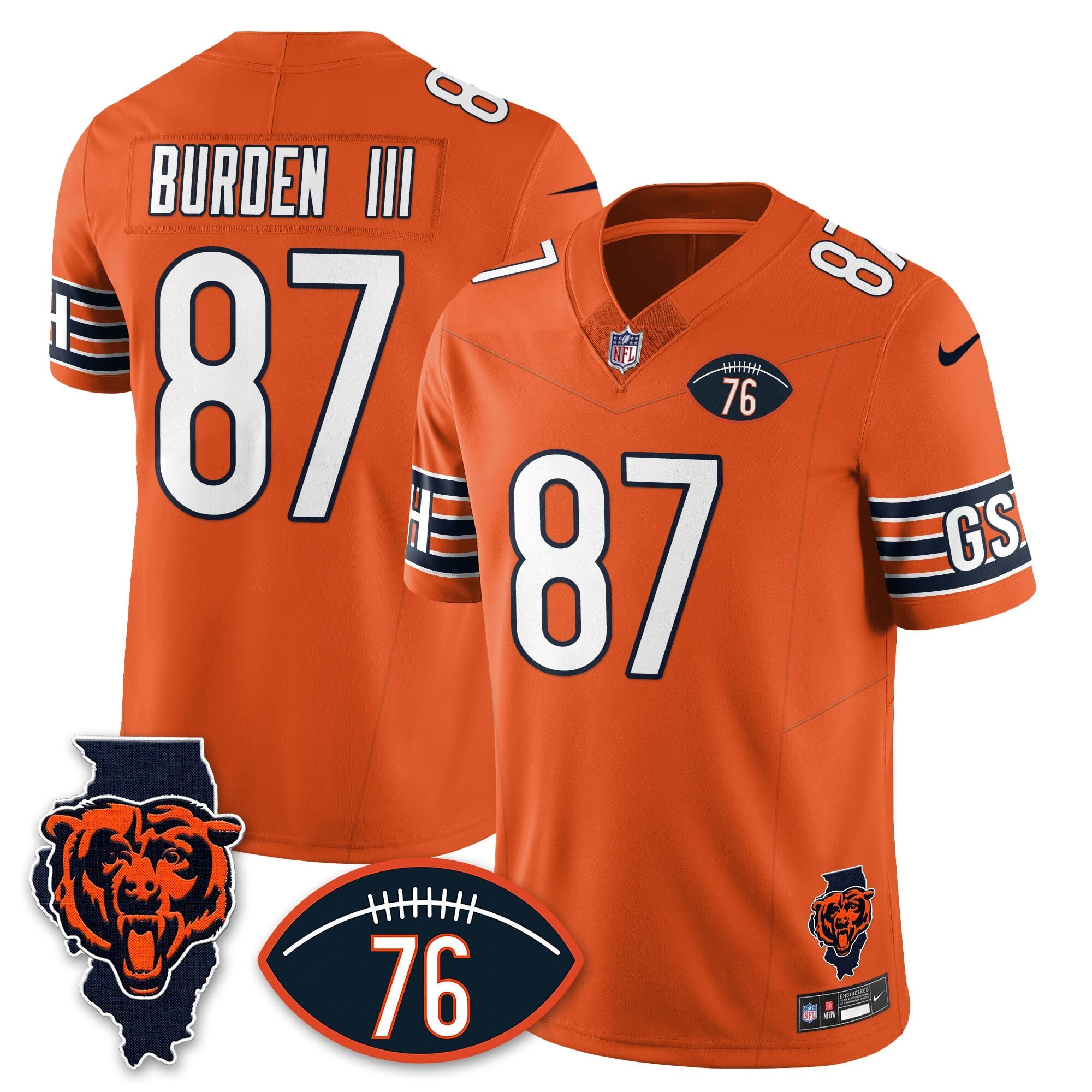 Women's Chicago Bears Honor Steve McMichael Jersey - All Stitched
