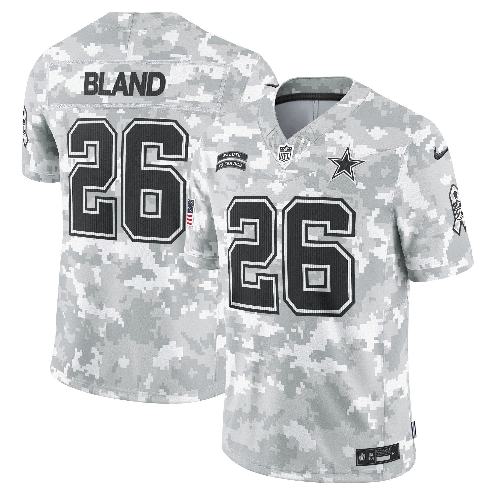 Dallas Cowboys 2024 Salute to Service Vapor Limited Jersey - Arctic Camo