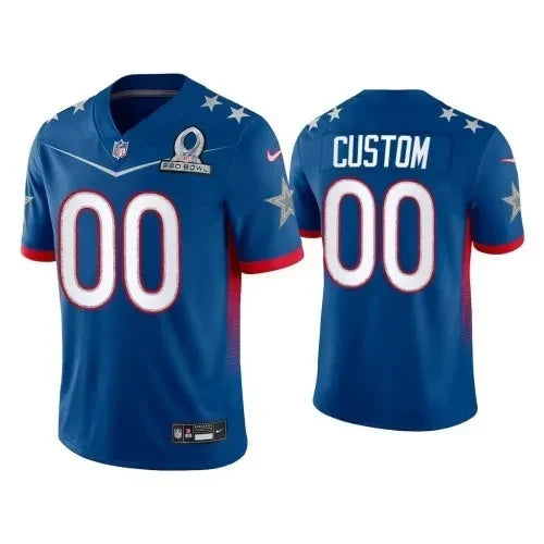 Custom Dallas Cowboys Royal Game 2022 NFC Pro Bowl Jersey – All Stitched