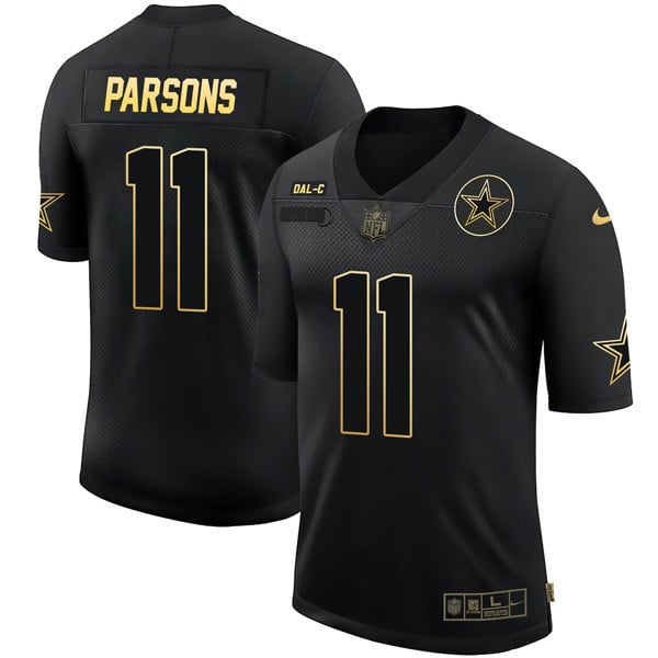 Men’s Dallas Cowboys Black Gold Jersey Collection – All Stitched