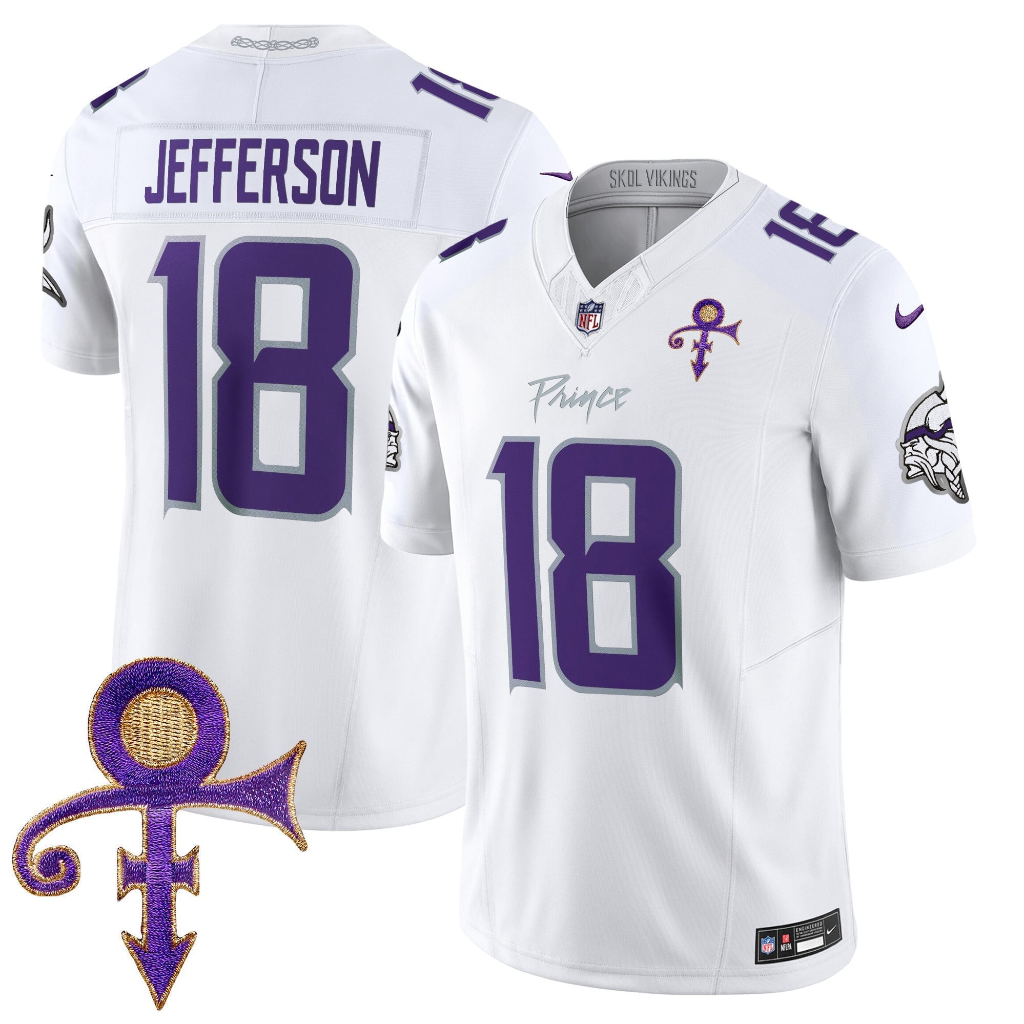 Women's Minnesota Vikings 2024 Prince Vapor Limited Jersey - All Stitched