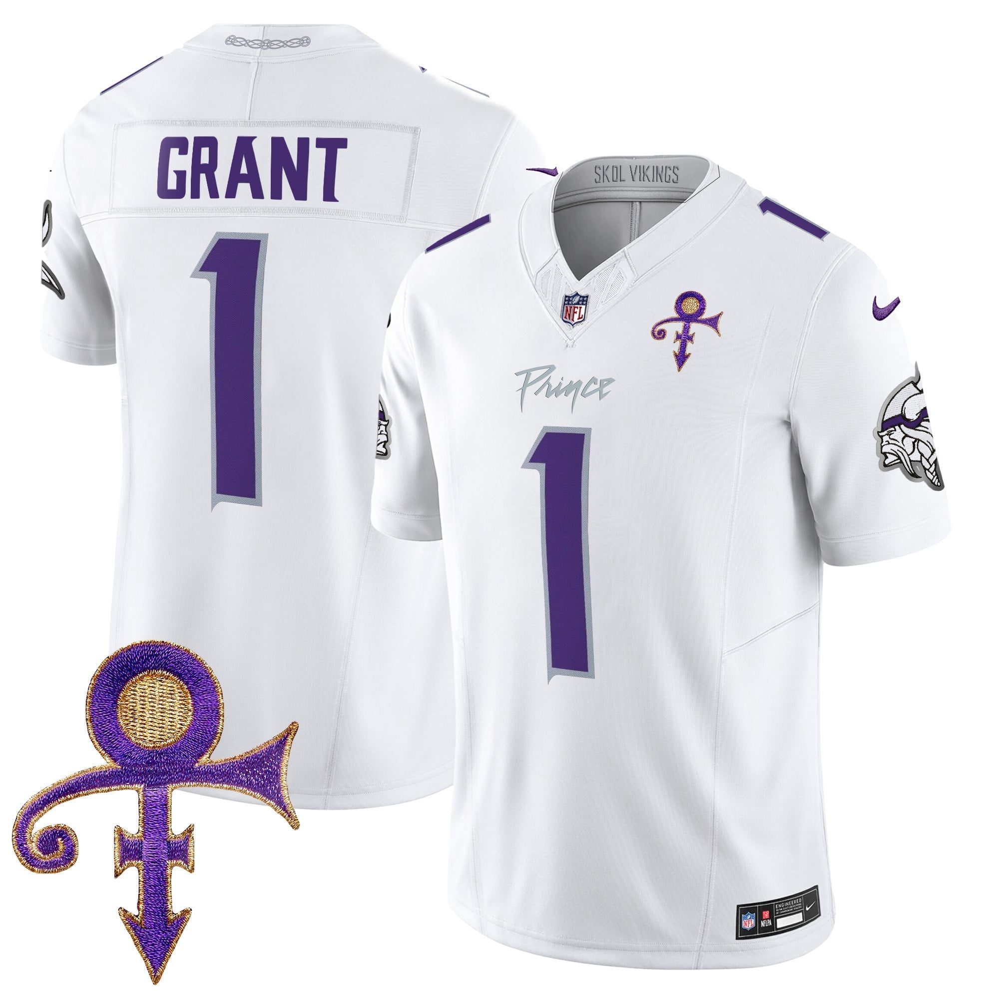 Women's Minnesota Vikings 2024 Prince Vapor Limited Jersey - All Stitched