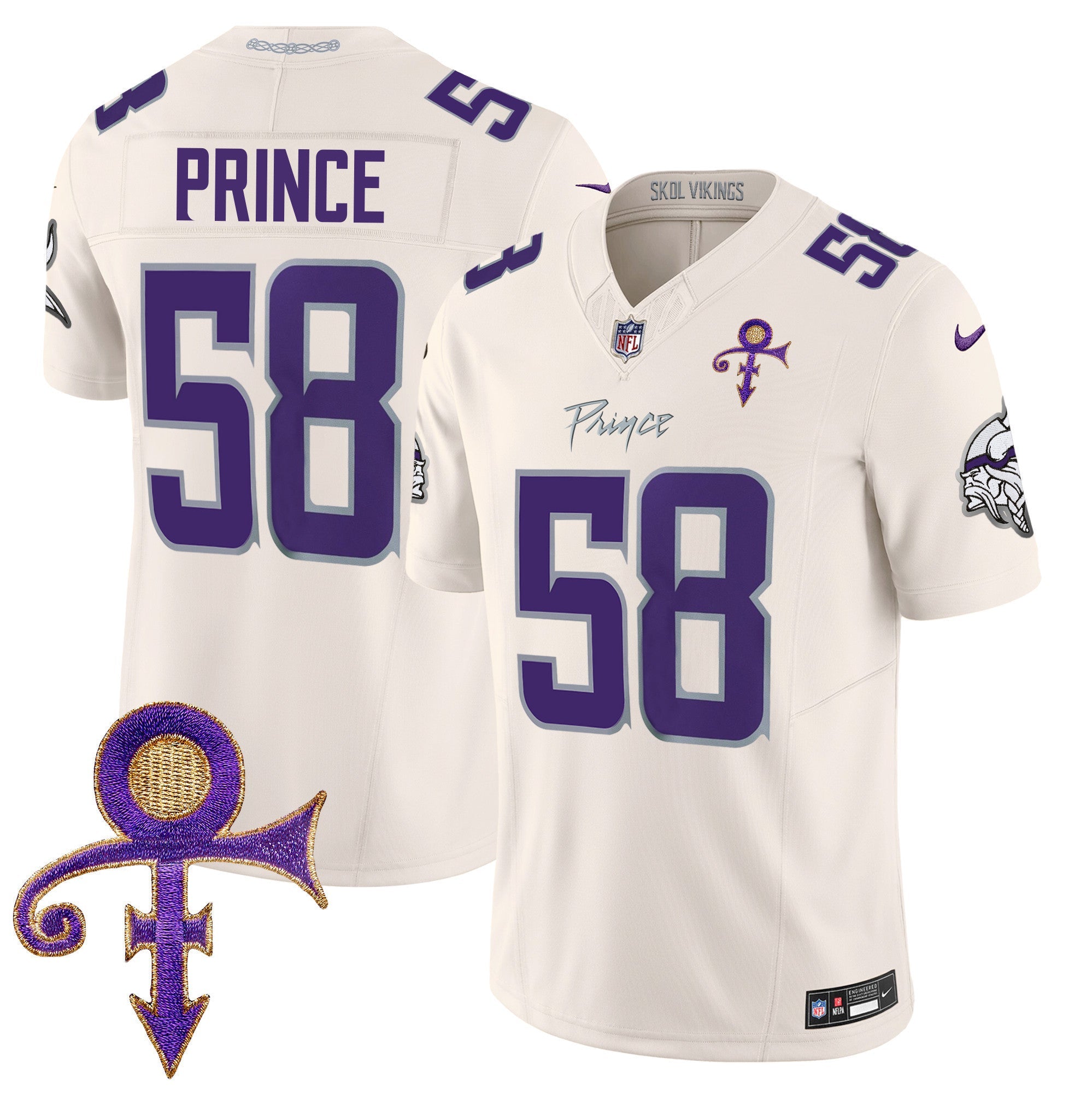 Women's Minnesota Vikings 2024 Prince Vapor Limited Jersey - All Stitched