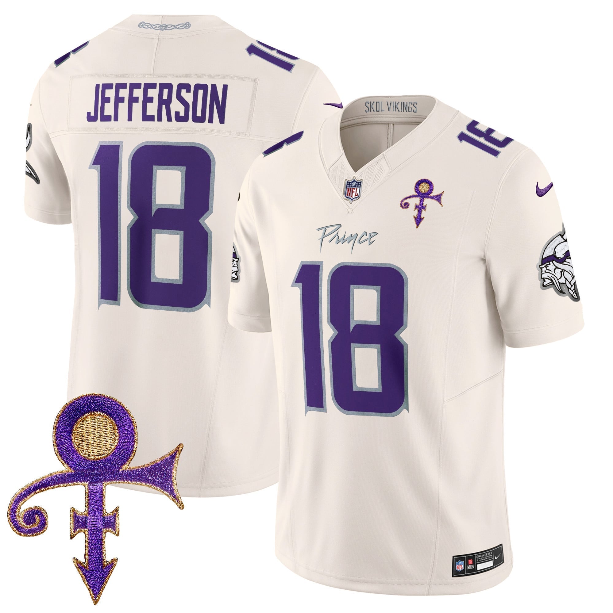 Women's Minnesota Vikings 2024 Prince Vapor Limited Jersey - All Stitched