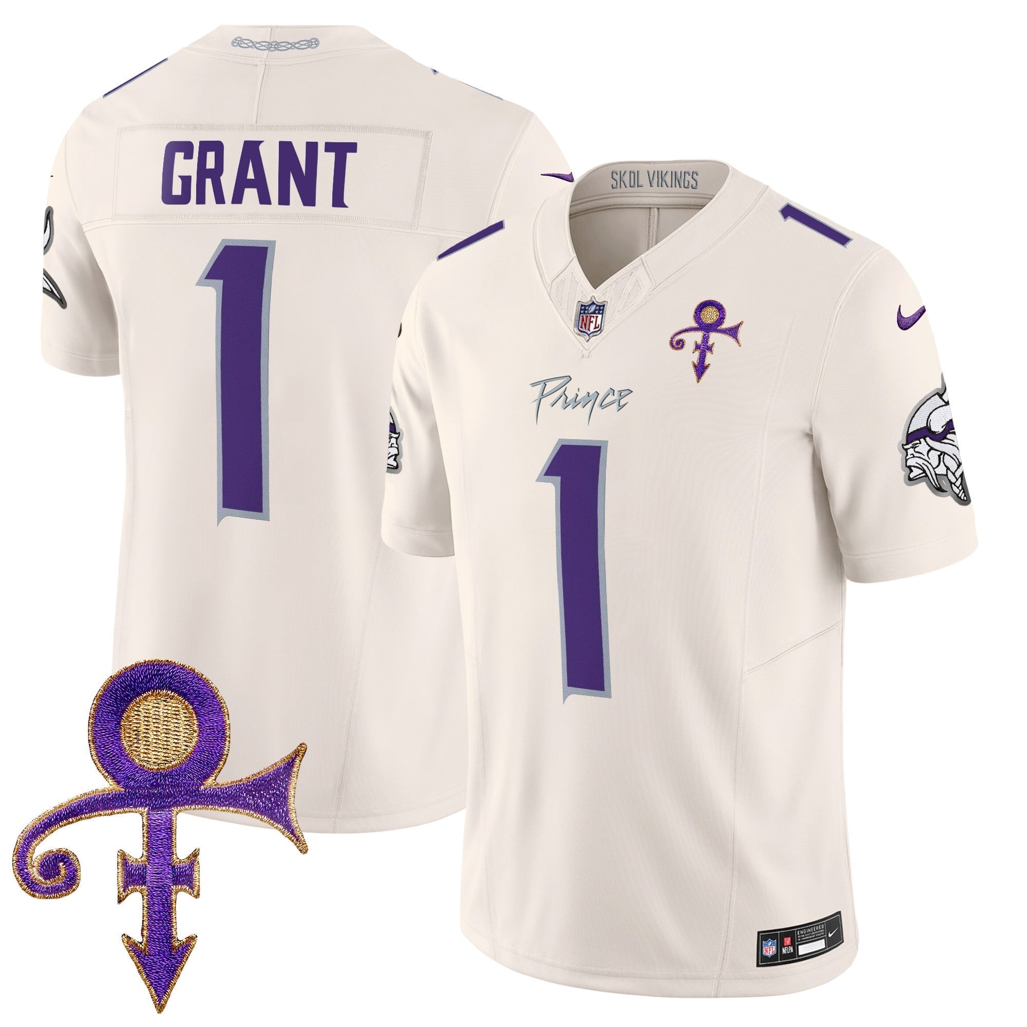 Women's Minnesota Vikings 2024 Prince Vapor Limited Jersey - All Stitched