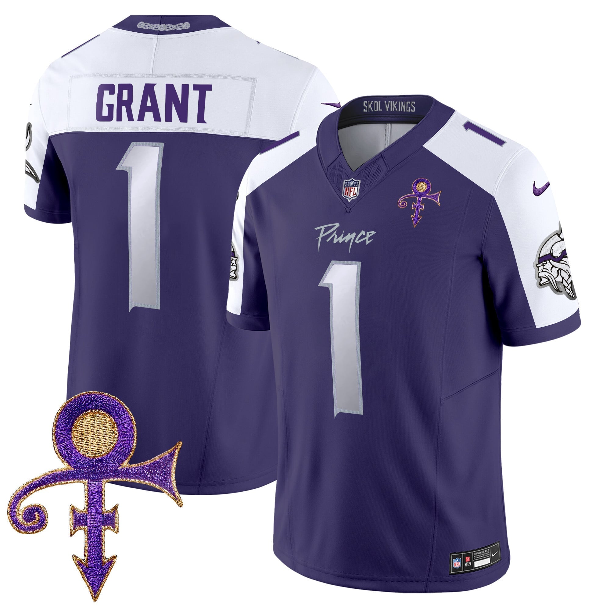 Women's Minnesota Vikings 2024 Prince Vapor Limited Jersey - All Stitched