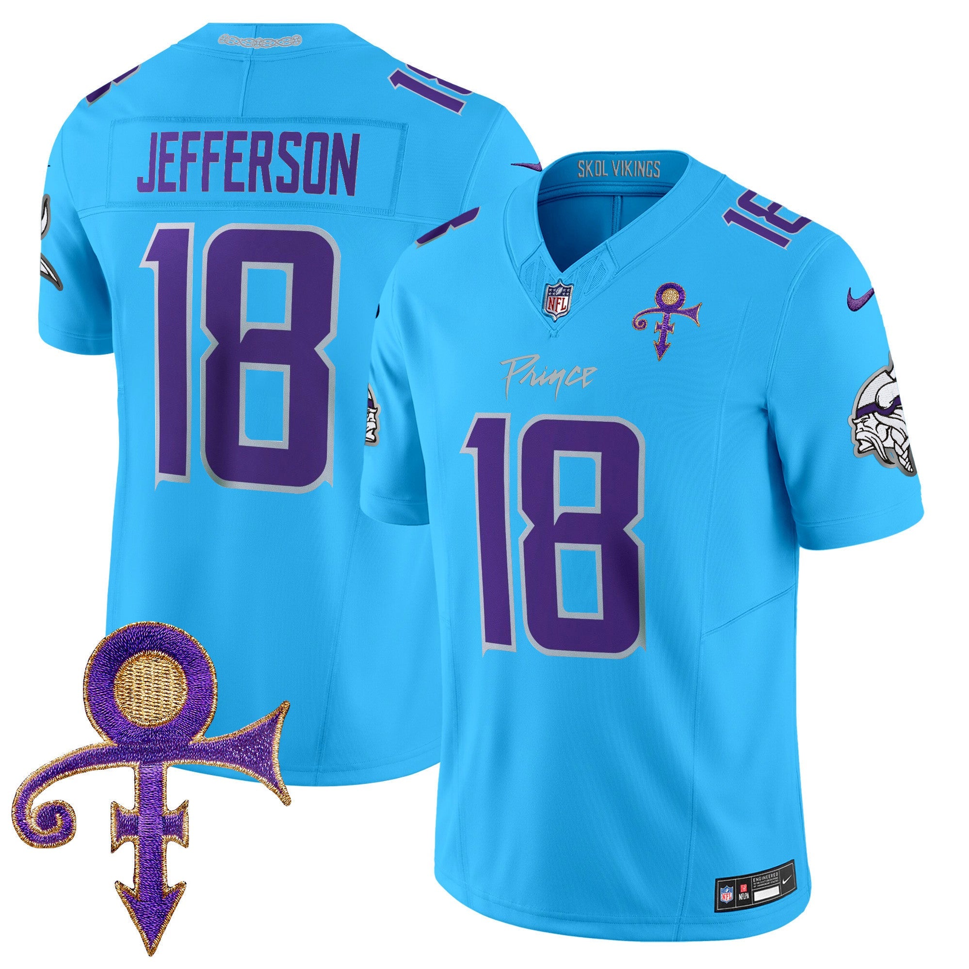 Women's Minnesota Vikings 2024 Prince Vapor Limited Jersey - All Stitched
