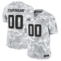 Minnesota Vikings 2024 Salute to Service Vapor Limited Custom Jersey - Arctic Camo - All Stitched