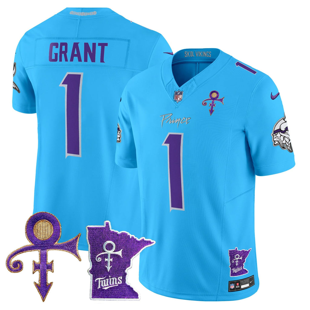 Men's Minnesota Vikings 2024 Prince Vapor Limited Jersey V2 - All Stitched