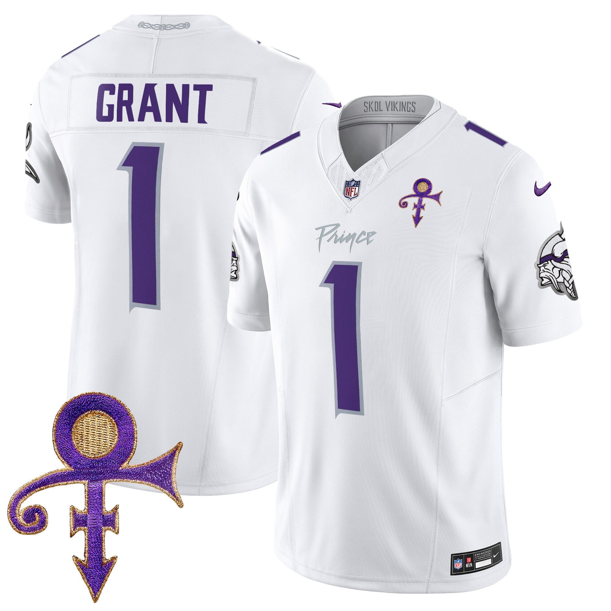 Men's Minnesota Vikings 2024 Prince Vapor Limited Jersey - All Stitched