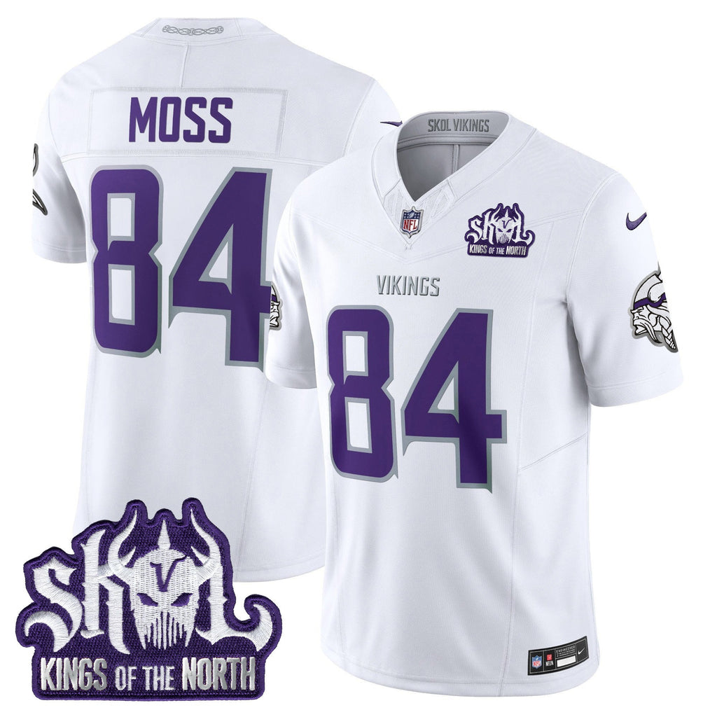 Men's Minnesota Vikings King Of The North Patch Vapor Limited Jersey - All Stitched
