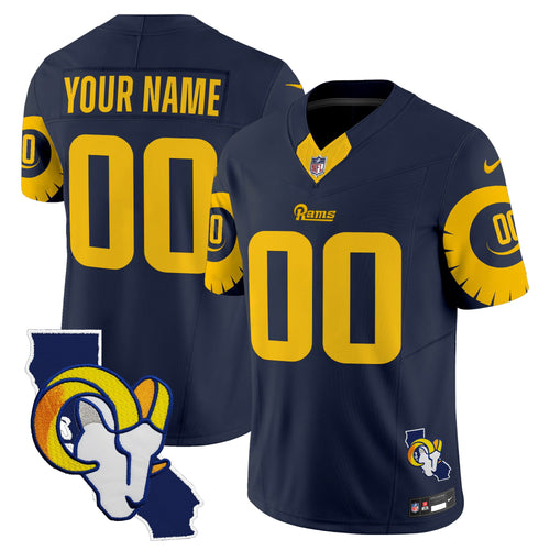 Custom Gender/Name Rams Special Vapor Limited Jersey V2 - All Stitched