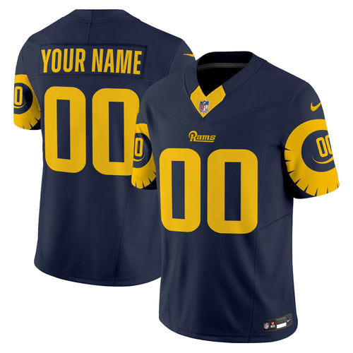 Custom Gender/Name Rams Special Vapor Limited Jersey - All Stitched