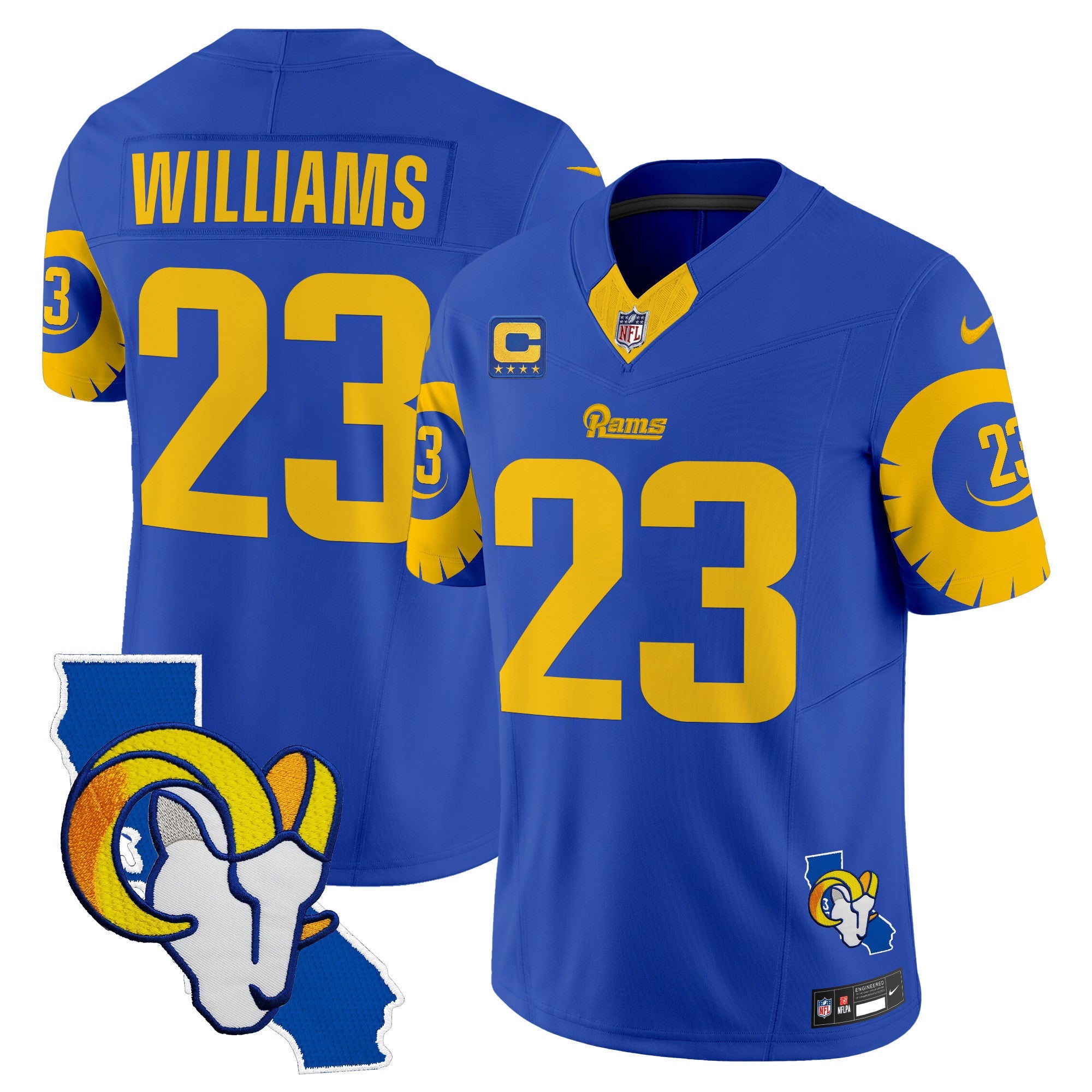 Men's Rams Special Vapor Limited Jersey V2 - All Stitched